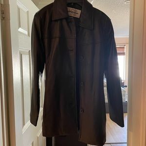 Leather jacket brand new without tags